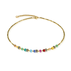 Coeur de Lion set 4565-1516 Mini Cubes Multicolor Rainbow gold