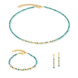COEUR de LION set 4359-0516 Golden Whisper green gold