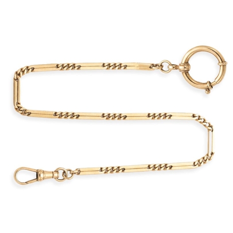 Gouden horlogeketting Nederland art deco
