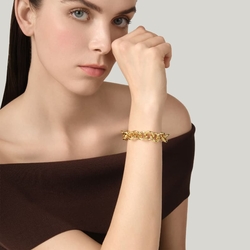 Giovanni Raspini vergulde bronzen armband Pueblo Small