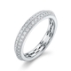 witgouden ring met 90 briljanten