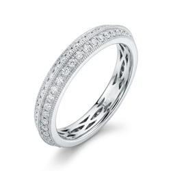 Witgouden alliance ring