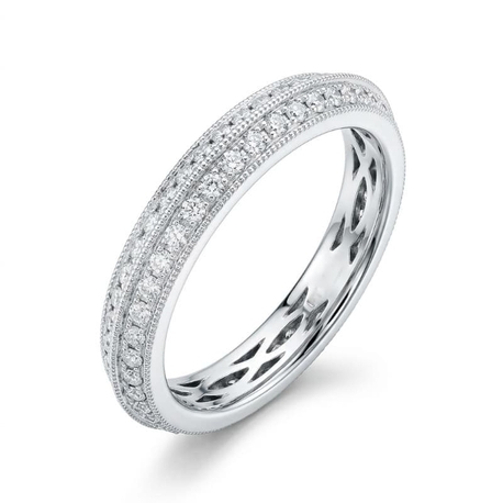 witgouden ring met 90 briljanten
