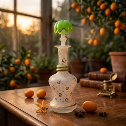 Antieke Franse opaline parfumflacon circa 1870-1890