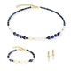Coeur de Lion set 1135-0700 Cosmic Pearls Midnight Gold