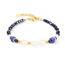 Coeur de Lion set 1135-0700 Cosmic Pearls Midnight Gold