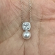Lelune Glamour zilveren ketting LGPN04