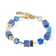 COEUR DE LION armband 4905-30-0700 GeoCUBE Iconic Precious blauw