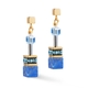 COEUR DE LION oorbellen 4905-21-0700 GeoCUBE Iconic Precious blauw
