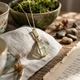 Superoro gouden hanger peridot preniet