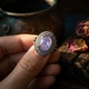Ring met tanzaniet en diamant India Gem