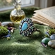 India gem ring opaal saffier smaragd