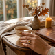 witgouden ring met citrien en briljanten