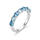Witgouden ring topaas Superoro