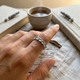 Witgouden ring topaas Superoro