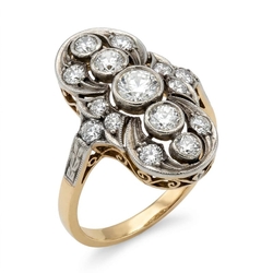 Gouden prinsessenring diamant
