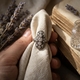 Gouden prinsessenring met diamant