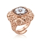 Rosé ring met bloem camee Diluca