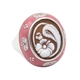Zilveren ring camee met roze emaille Diluca