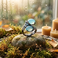 Cameo Italiano ring orchidee chalcedon