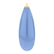 Heide Heinzendorff aanhanger licht blauw H40 kleur 39 geelverguld stokje
