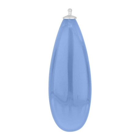 Heide Heinzendorff aanhanger licht blauw H40 kleur 39 zilveren stokje