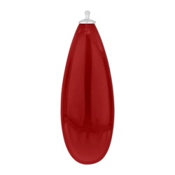 Heide Heinzendorff aanhanger rood H40 kleur 16 zilveren stokje