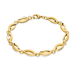 BOCCIA Titanium armband verguld 03001-04