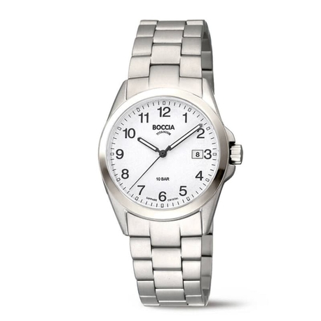 BOCCIA Titanium horloge 3386-01
