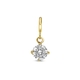 9k bedel zirkonia 6 mm voor de ketting en armband van Amulett