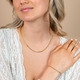 ZINZI vergulde zilveren armband koningsschakel ZIA2846G