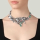 Giovanni Raspini Leopard Jungle zilveren collier edelstenen