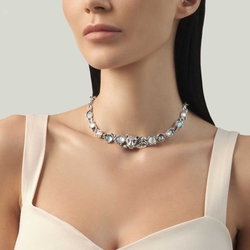 Giovanni Raspini zilveren blue jaguar collier