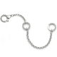 Giovanni Raspini basis zilveren armband dubbele ring