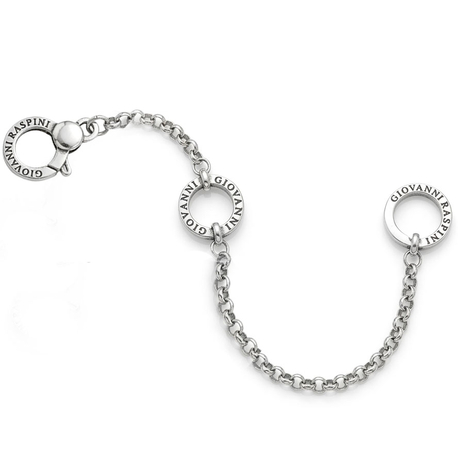 Giovanni Raspini basis zilveren armband dubbele ring