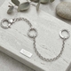 Giovanni Raspini basis zilveren armband dubbele ring