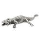 Zilveren krokodil, vintage sculpture