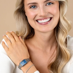 ZINZI elegance horloge blauwe wijzerplaat  ZIW1955
