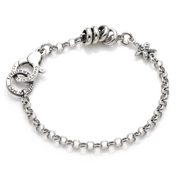 Giovanni Raspini zilveren basis armband zeester voor bedels