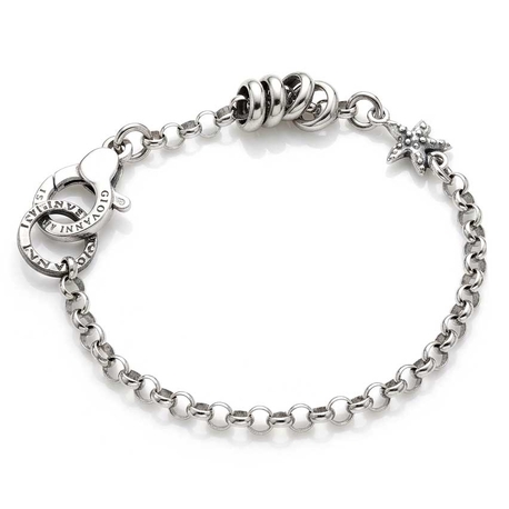 Giovanni Raspini basis zilveren armband dubbele ring