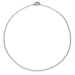 Giovanni Raspini zilveren basis jasseronketting, verschillende lengtes