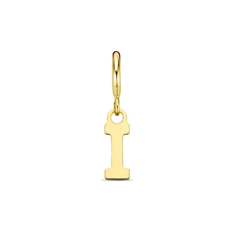 Amulett 9k slotbedel letter I