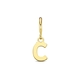 Amulett 9k slotbedel letter C
