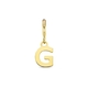 Amulett 9k slotbedel letter G