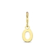 Amulett 9k slotbedel letter O