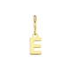 Amulett 9k slotbedel letter E