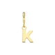 Amulett 9k slotbedel letter K