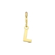 Amulett 9k slotbedel letter L