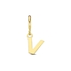 Amulett 9k slotbedel letter V