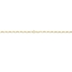 9k collier ankerschakel 40-45-50 cm Amulett serie